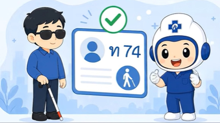 สปสช. สิทธิไม้เท้าขาว อุปกรณ์ที่ช่วยให้ใช้ชีวิตได้อย่างมั่นใจ EP.2