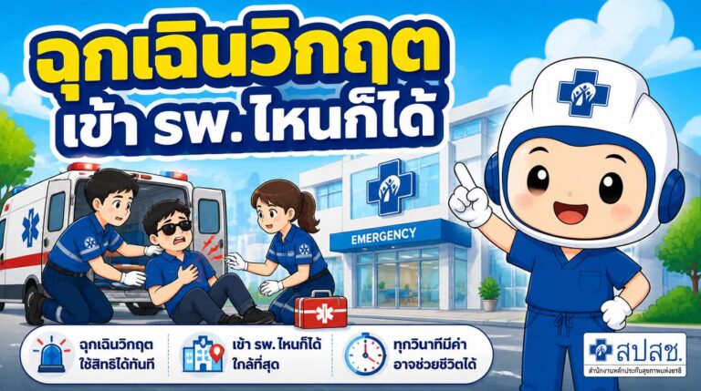EP 9 UCEP เจ็บป่วยฉุกเฉินวิกฤต ใช้สิทธิได้ทันที